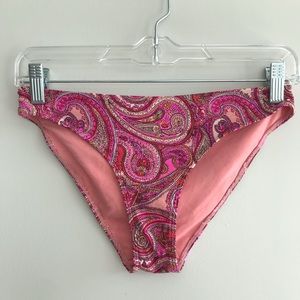 PINK PAISLEY BIKINI BOTTOMS sizeUS6